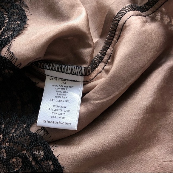 Trina Turk Silk and Lace Cocktail Dress - Picture 13 of 13